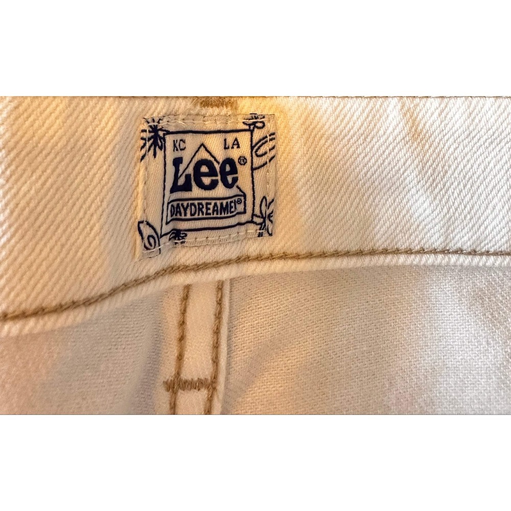 Lee x Daydreamer Workwear Mid Rise Carpenter Jeans Off White 29x29 NEW - Picture 6 of 10